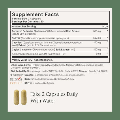 Natural Weight Loss Supplement 60 Capsules Appetite Control