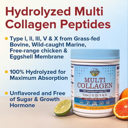 Premium Collagen Powder 454g - Skin Hair Joint Supplement