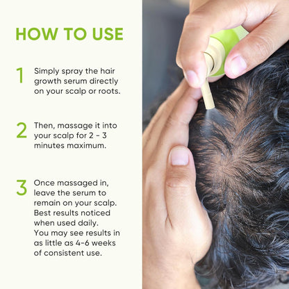 Natural Hair Thickening Spray with Biotin and Rosemary
