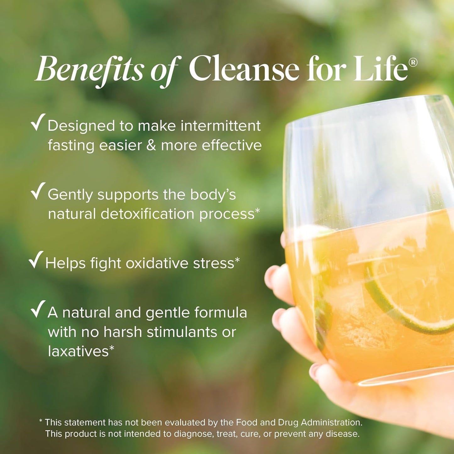 Natural Daily Detox Powder with Antioxidants and Vitamins