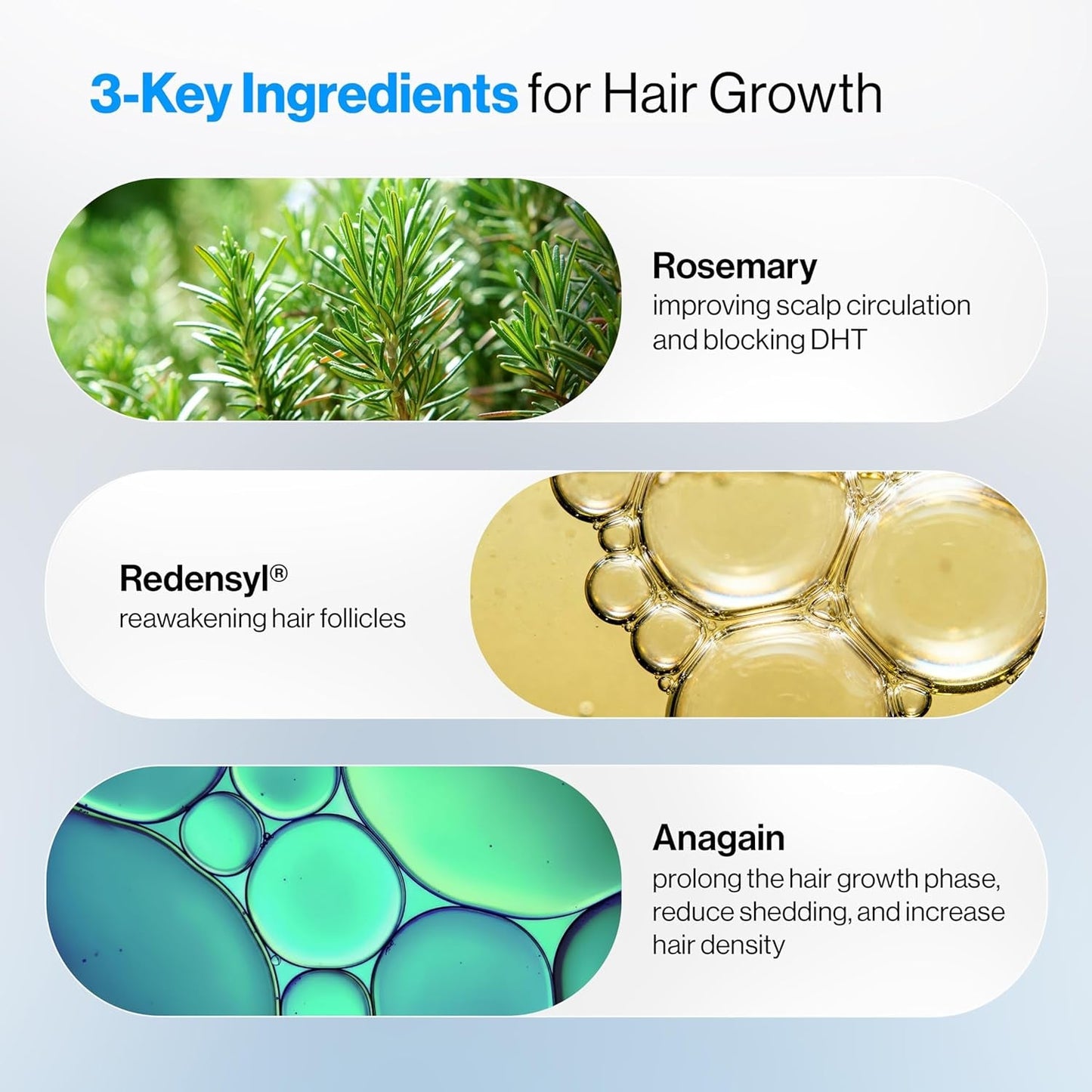 Natural Hair Thickening Serum Roll On 50ml