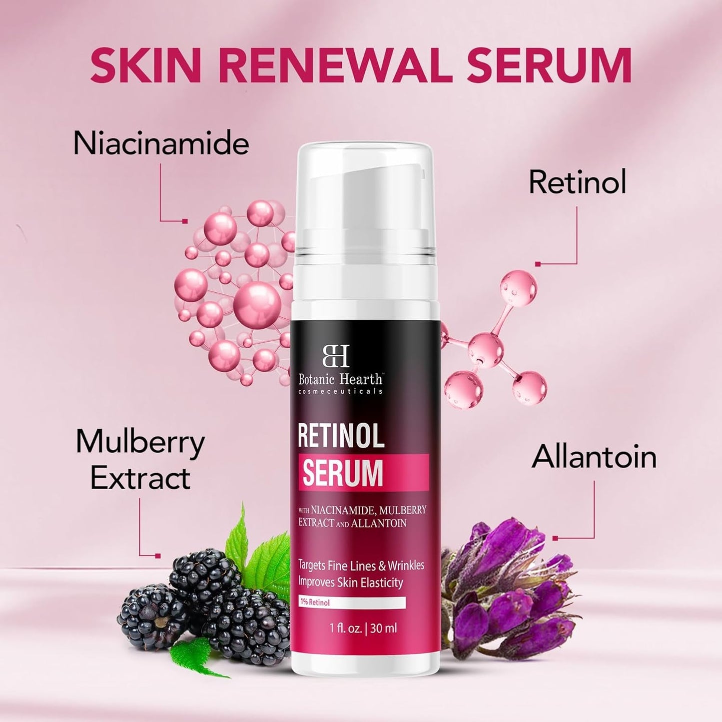 Natural Anti Aging Face Serum with Retinol 30ml