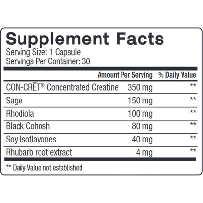 Natural Menopause Relief Supplement - 30 Capsules