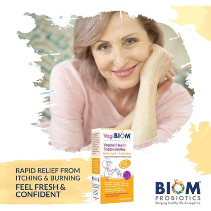 Natural Vaginal Health Suppositories with Probiotics