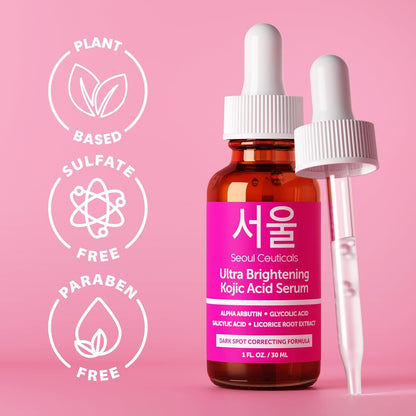 Natural Skin Brightening Serum with Kojic Acid