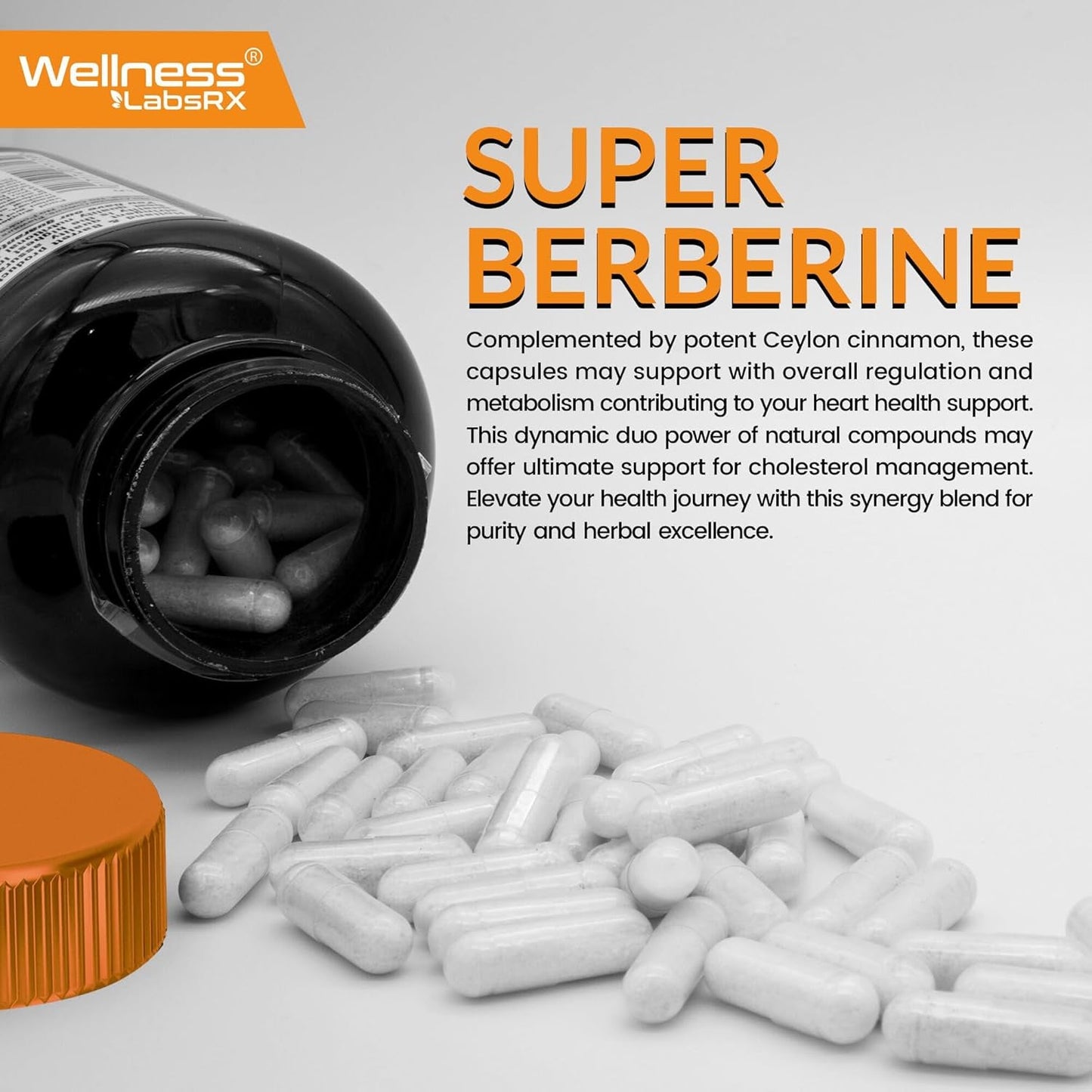 Strong Metabolic Support Berberine 1500mg Supplement