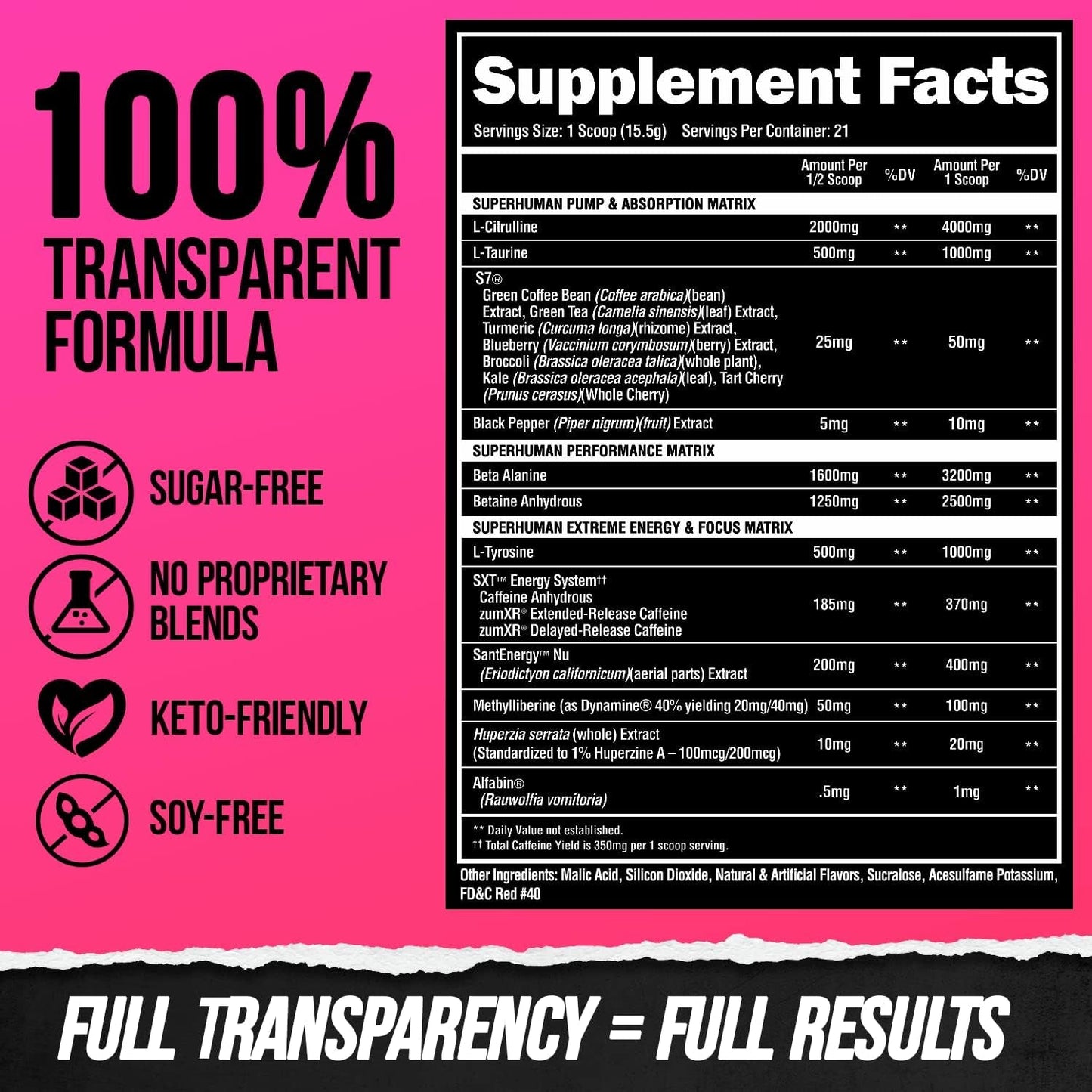 Ultimate Power Pre-Workout Booster with Energy & Pump