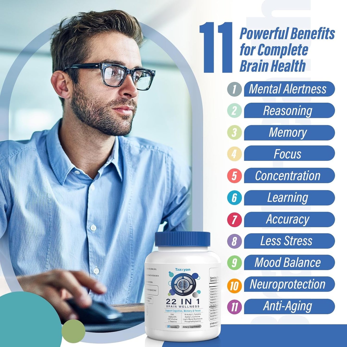 Brain Health Supplements for Memory and Focus Booster