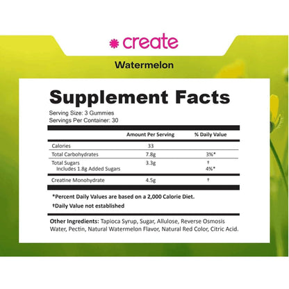 Vegan Creatine Gummies for Workout and Recovery