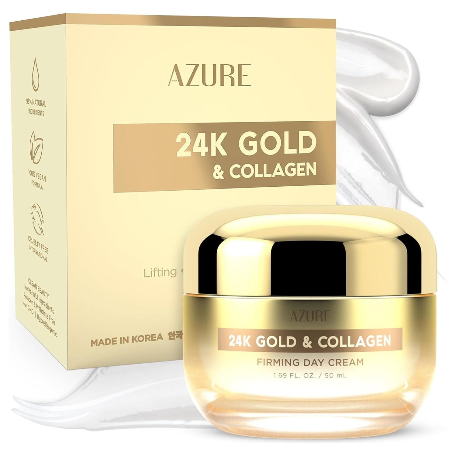 Luxurious 24K Gold Anti Aging Face Cream 50ml - Mycosmeticslondon