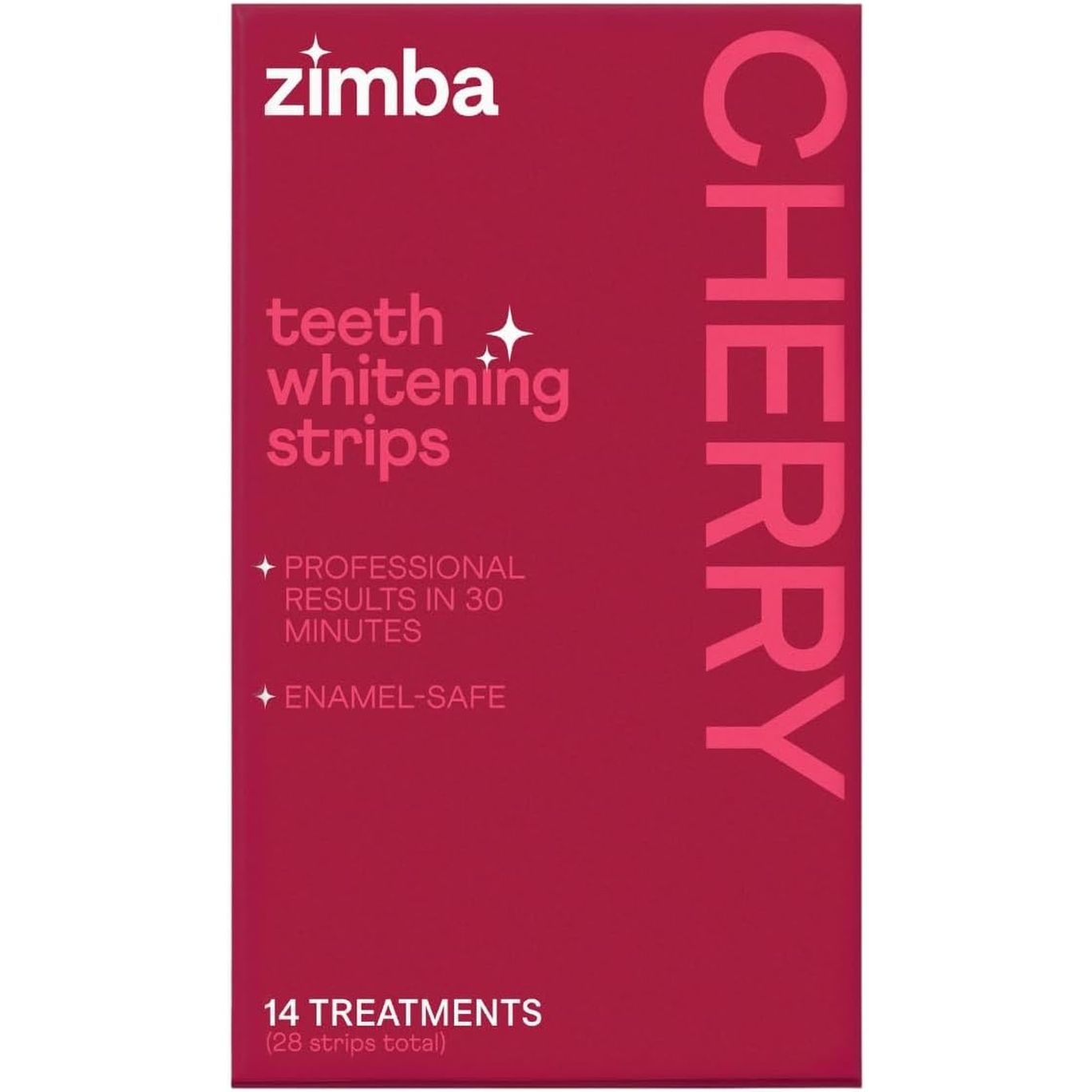Effective Cherry Dental Whitening Strips 14 Count - Mycosmeticslondon