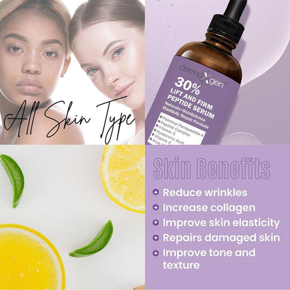 Plumping Anti Aging Face Serum 30% Peptide 120ml