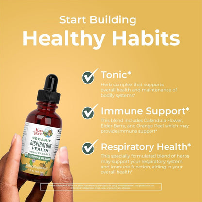 Natural Herbal Breathing Aid Liquid Supplement