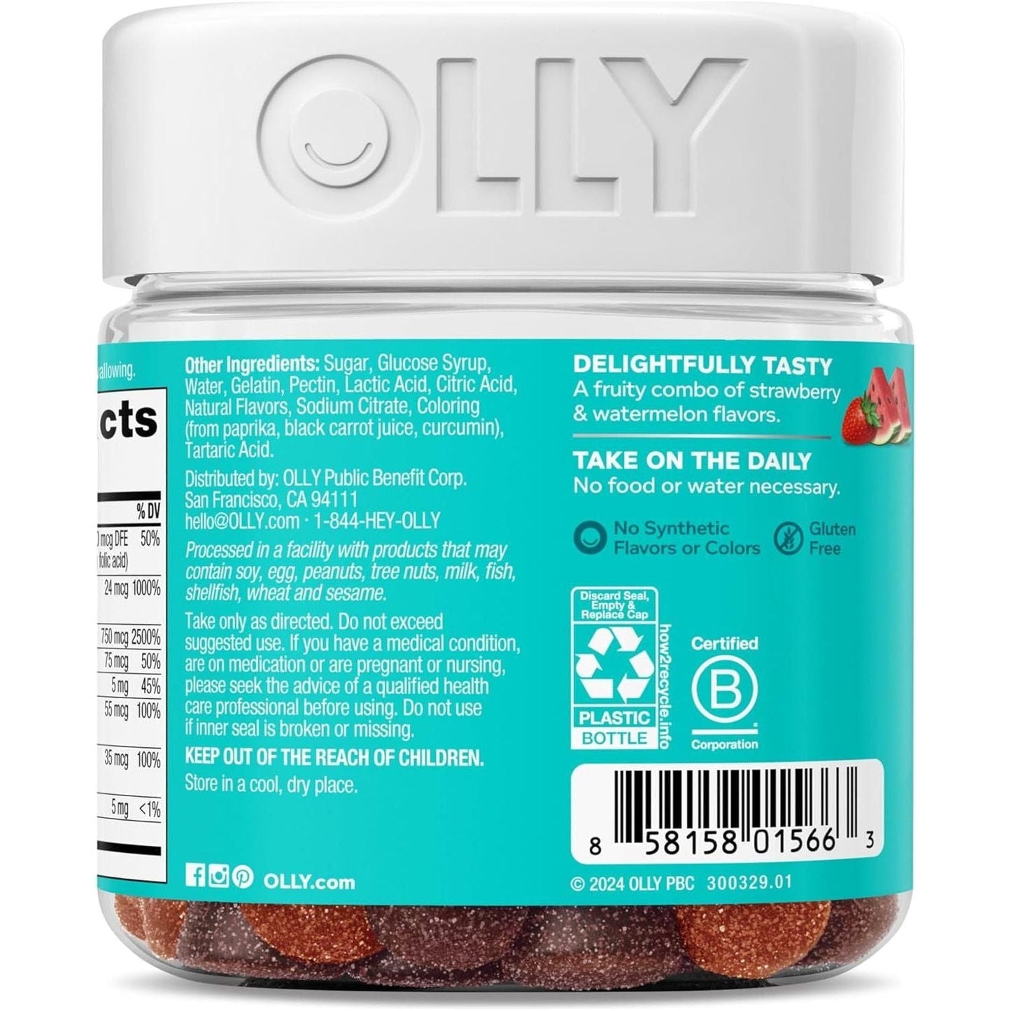 Teen Girl Vitamin Gummies for Skin and Hair Health