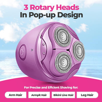 Easy Glide 3 Blade Electric Shaver for Women