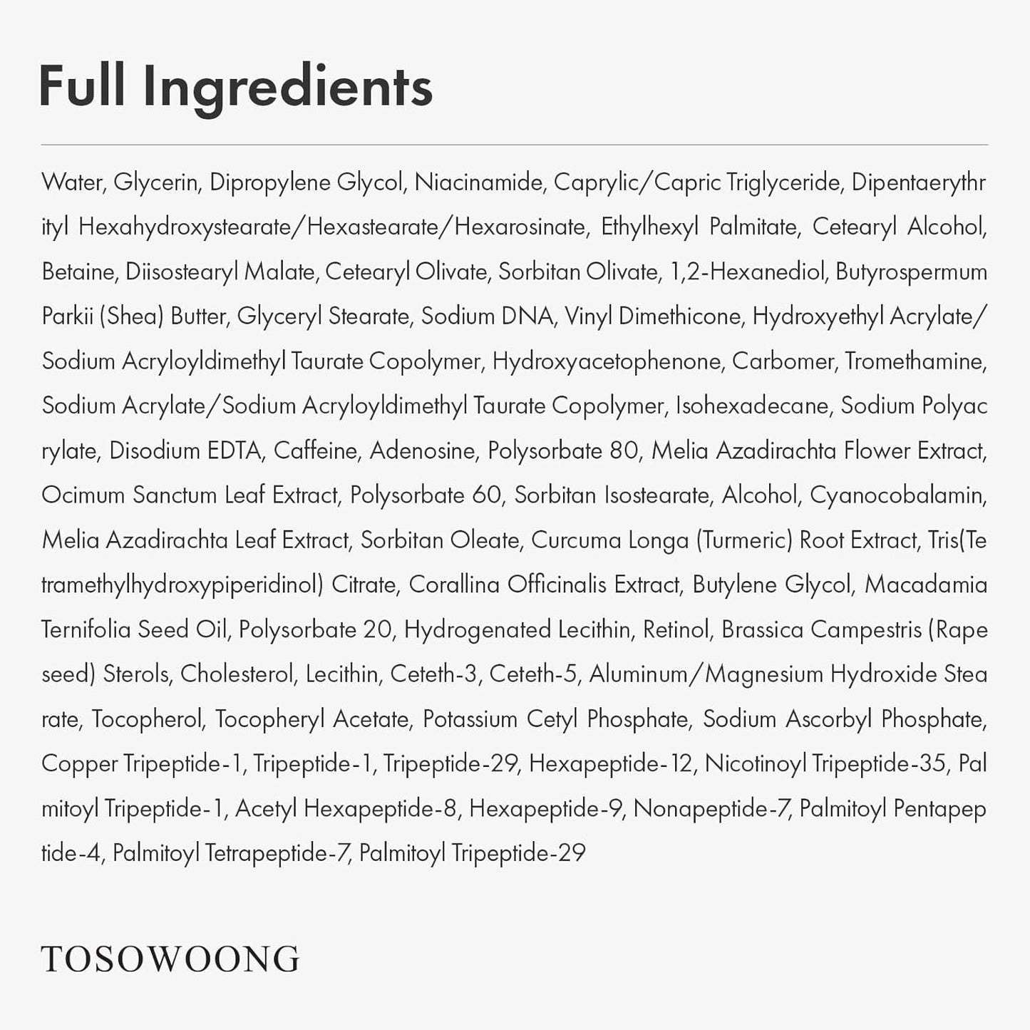 TOSOWOONG Anti Aging Eye Cream 30ml - Fades Dark Spots