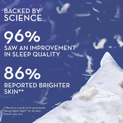 Natural Nighttime Sleep Aid Softgels for Skin Renewal