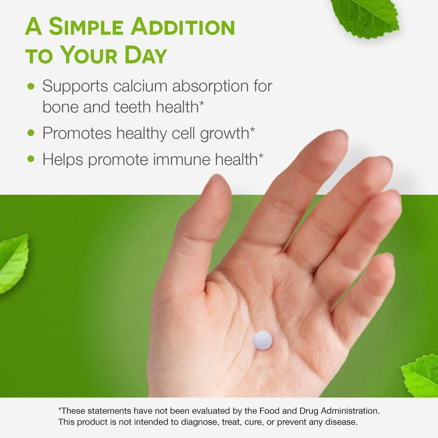 Quick Dissolve Vitamin D3 5000 IU Tablets