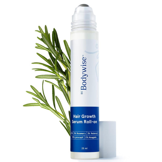 Natural Rosemary Hair Thickening Serum Roll On 25ml - Mycosmeticslondon