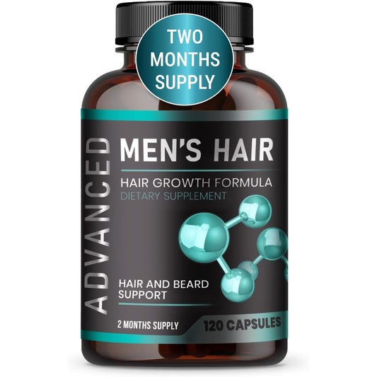 Strong Hair Growth Vitamins for Men - Biotin Capsules - Mycosmeticslondon