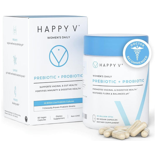 Natural Women's Probiotic Supplement - 60 Vegan Capsules - Mycosmeticslondon