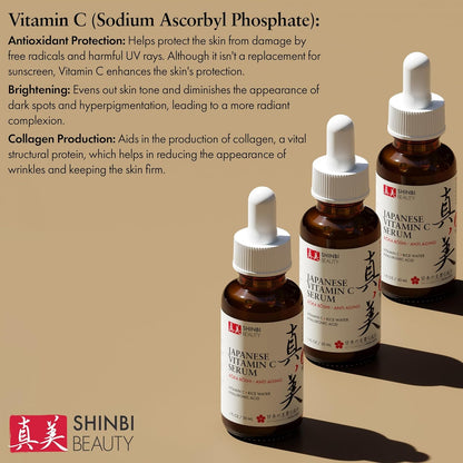 Natural Japanese Vitamin C Face Serum 30ml - Radiant Glow