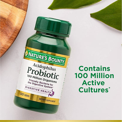 Daily Probiotic Supplement - 200 Count Digestive Aid