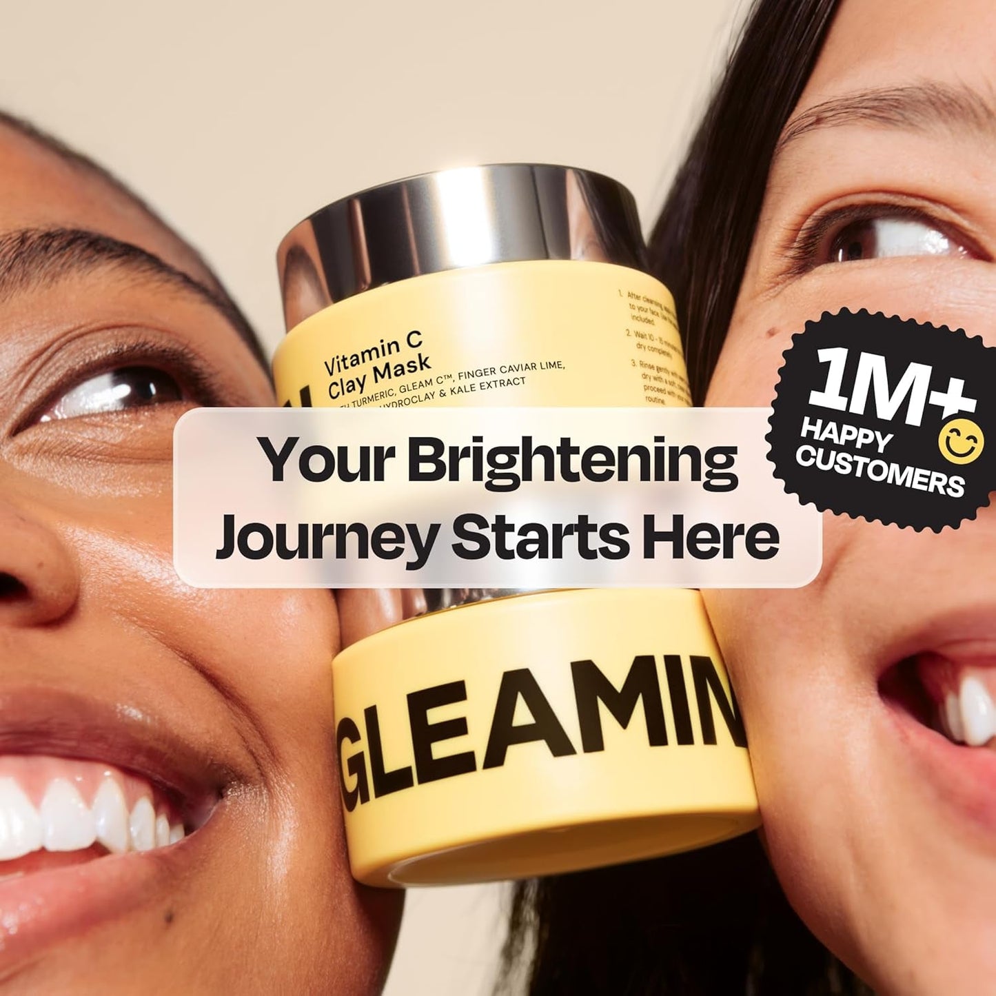 Natural Vitamin C Face Mask - 75ml | Brightening Skin Care