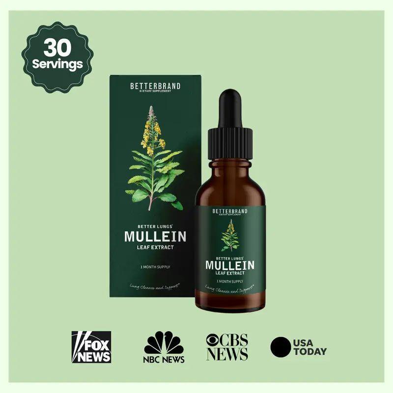 Natural Lung Cleanse Drops with Mullein & Chlorophyll