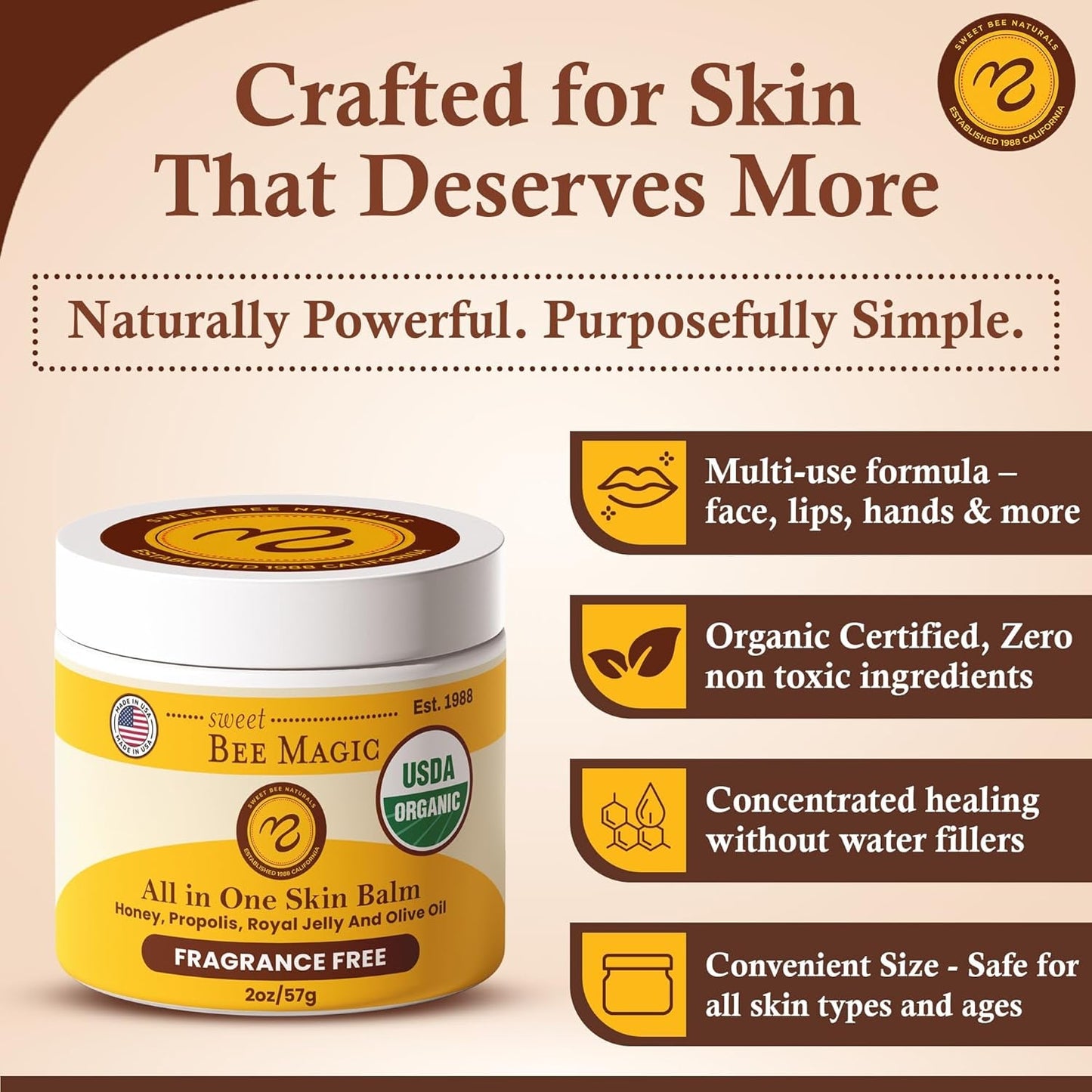Natural Honey Skin Repair Cream