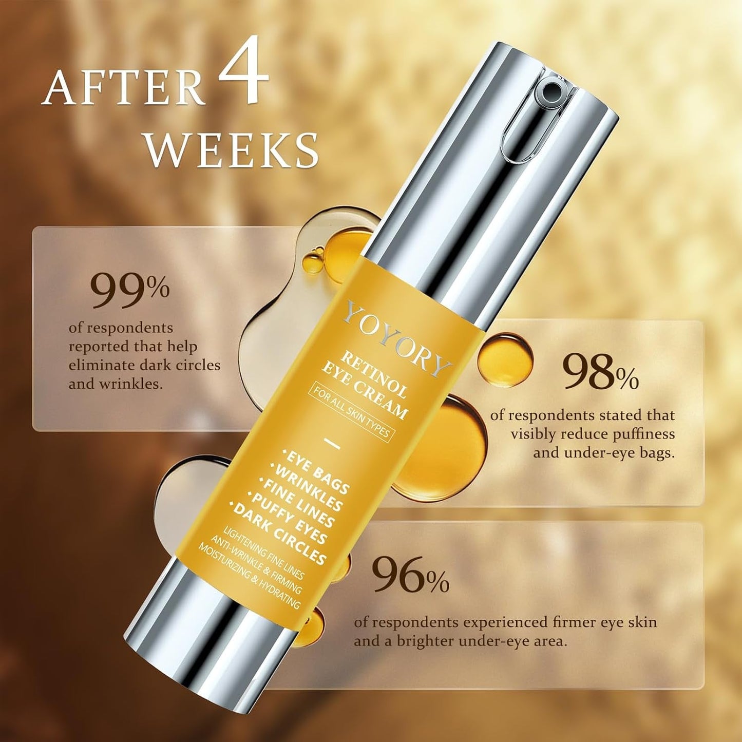 Anti Aging Eye Cream - 20ml | Wrinkle Reducing & Smoothing