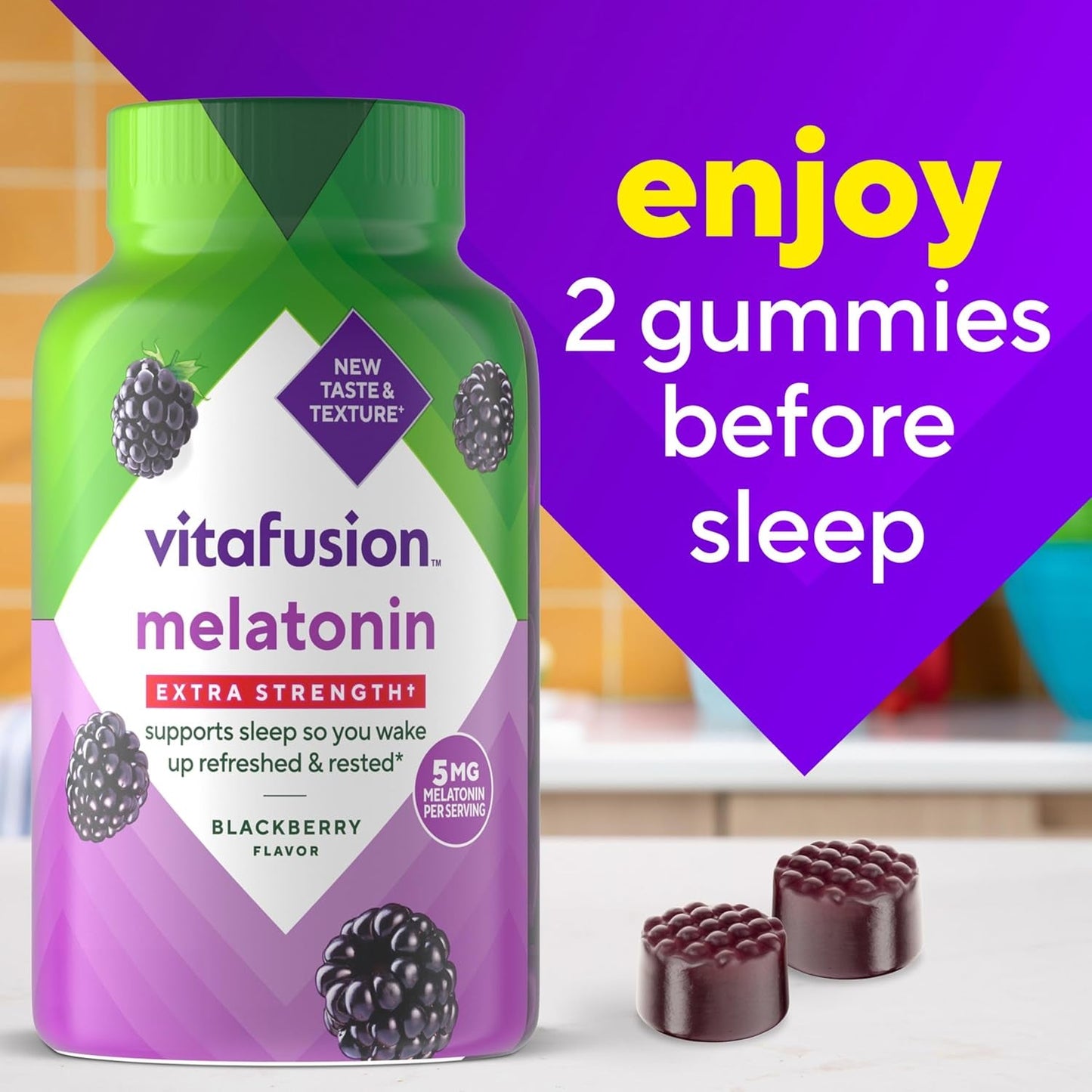 Strong Melatonin Gummies for Sleep Aid