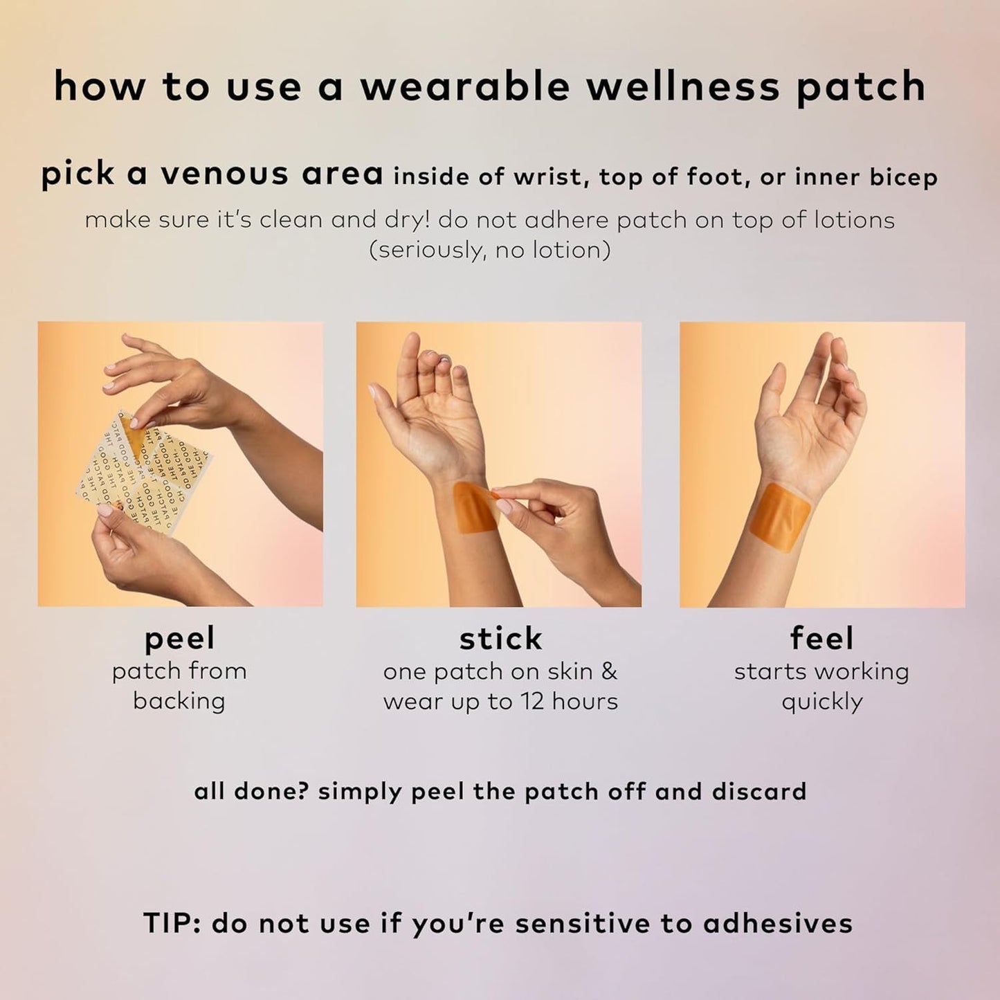 Natural Stress Relief Patches with Ashwagandha