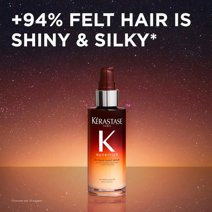 Hydrating Night Hair Serum for Softness and Glow