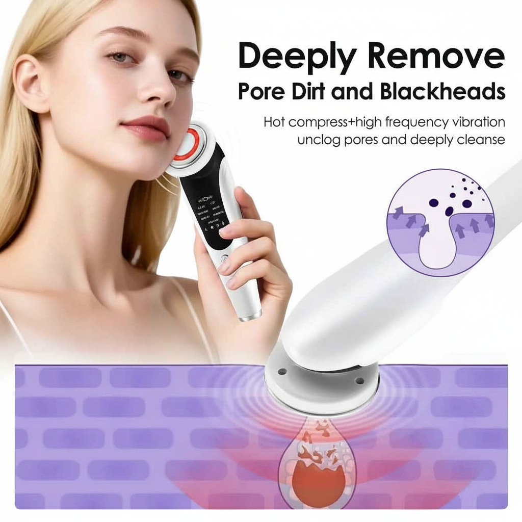 7-in-1 LED Facial EMS Lifting & Vibration Massager