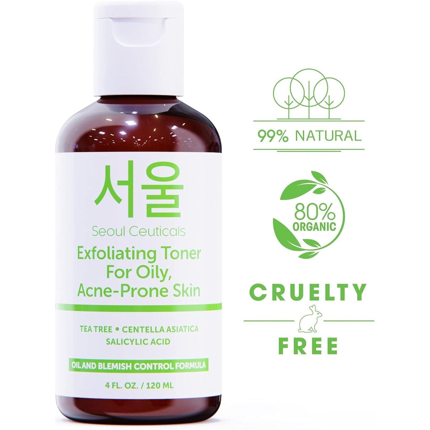 Gentle Salicylic Acid Toner for Acne Prone Skin
