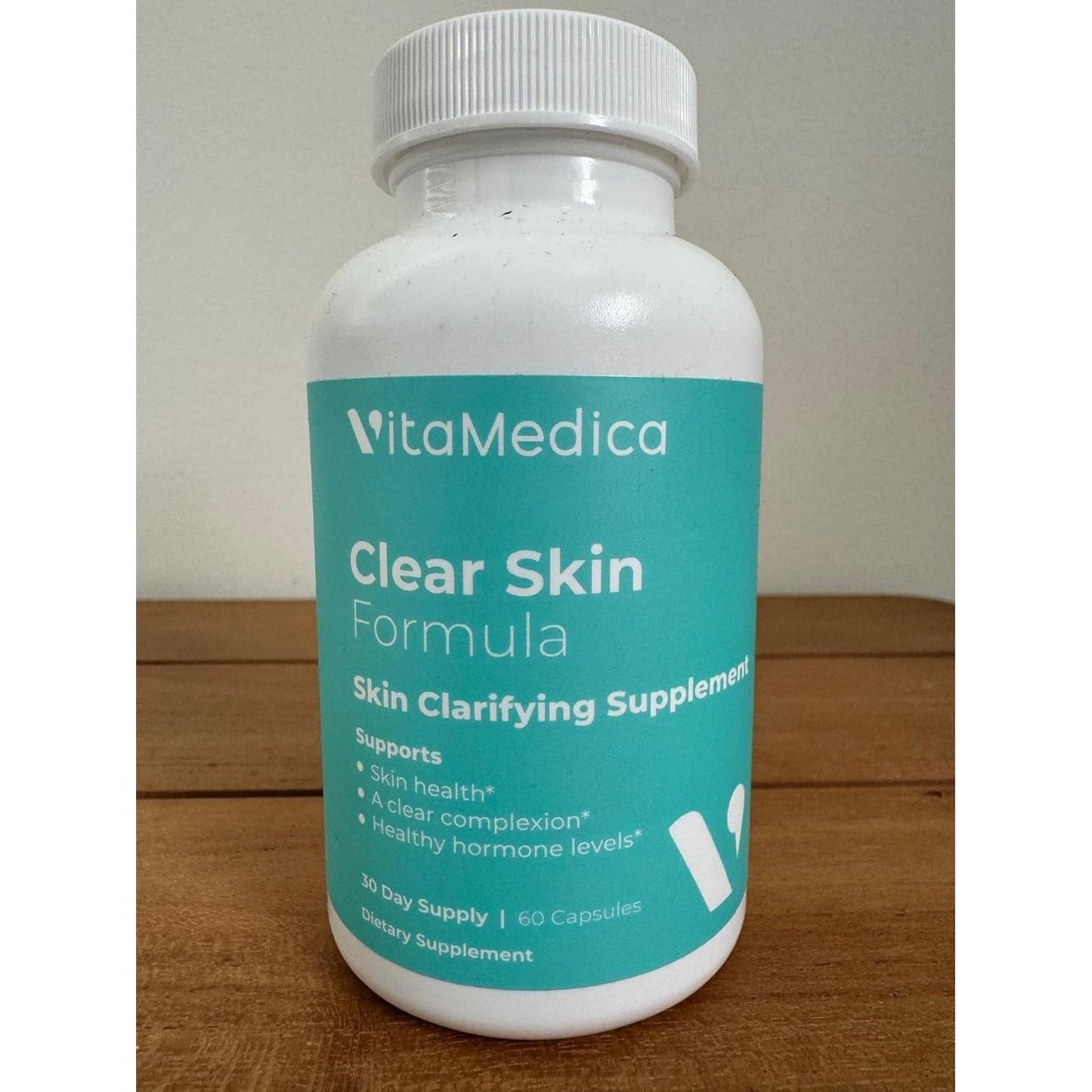 Natural Acne Relief Vitamins - 60 Vegan Capsules