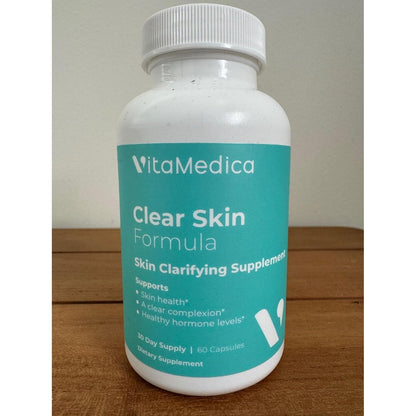 Natural Acne Relief Vitamins - 60 Vegan Capsules