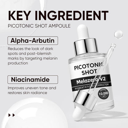 Glowing Skin Serum Duo Set, Pore Minimizing & Brightening