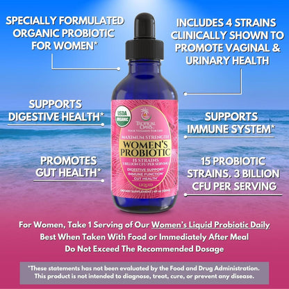 Natural Probiotic Supplement for Women - 120ml
