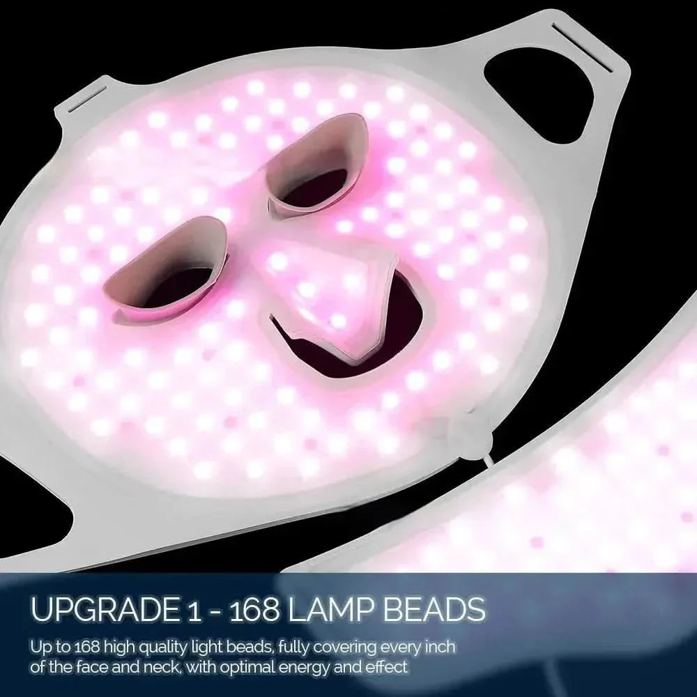 Colorful LED Facial Mask for Glowing Skin Care - Mycosmeticslondon
