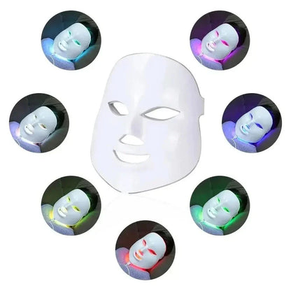 Colorful LED Face Mask - Anti Aging Skin Rejuvenation Therapy - Mycosmeticslondon