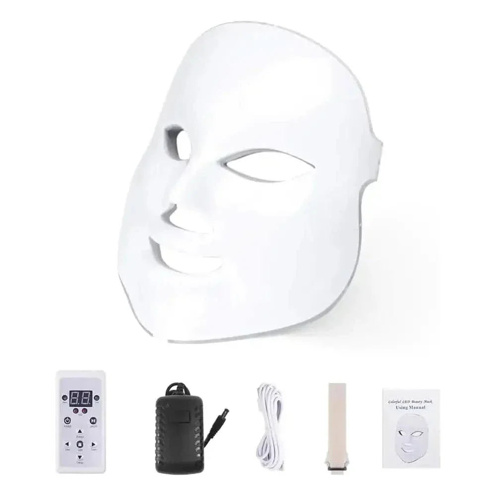 Colorful LED Face Mask - Anti Aging Skin Rejuvenation Therapy