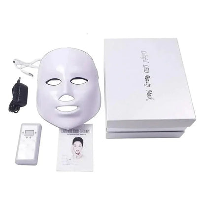 Colorful LED Face Mask - Anti Aging Skin Rejuvenation Therapy