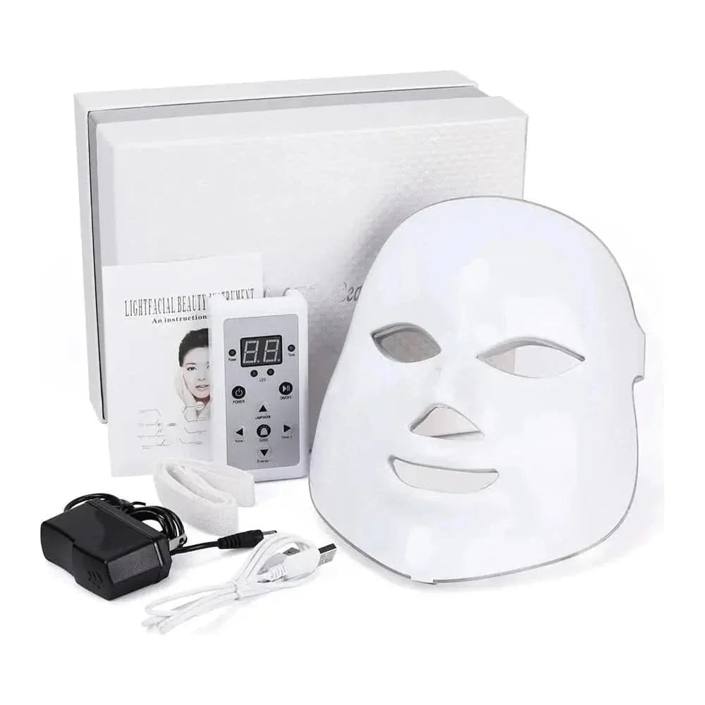 Colorful LED Face Mask - Anti Aging Skin Rejuvenation Therapy