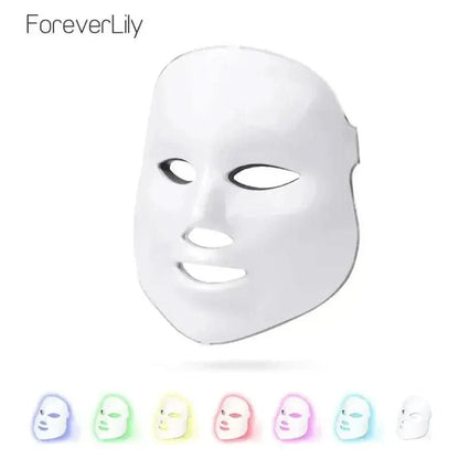 Colorful LED Face Mask - Anti Aging Skin Rejuvenation Therapy