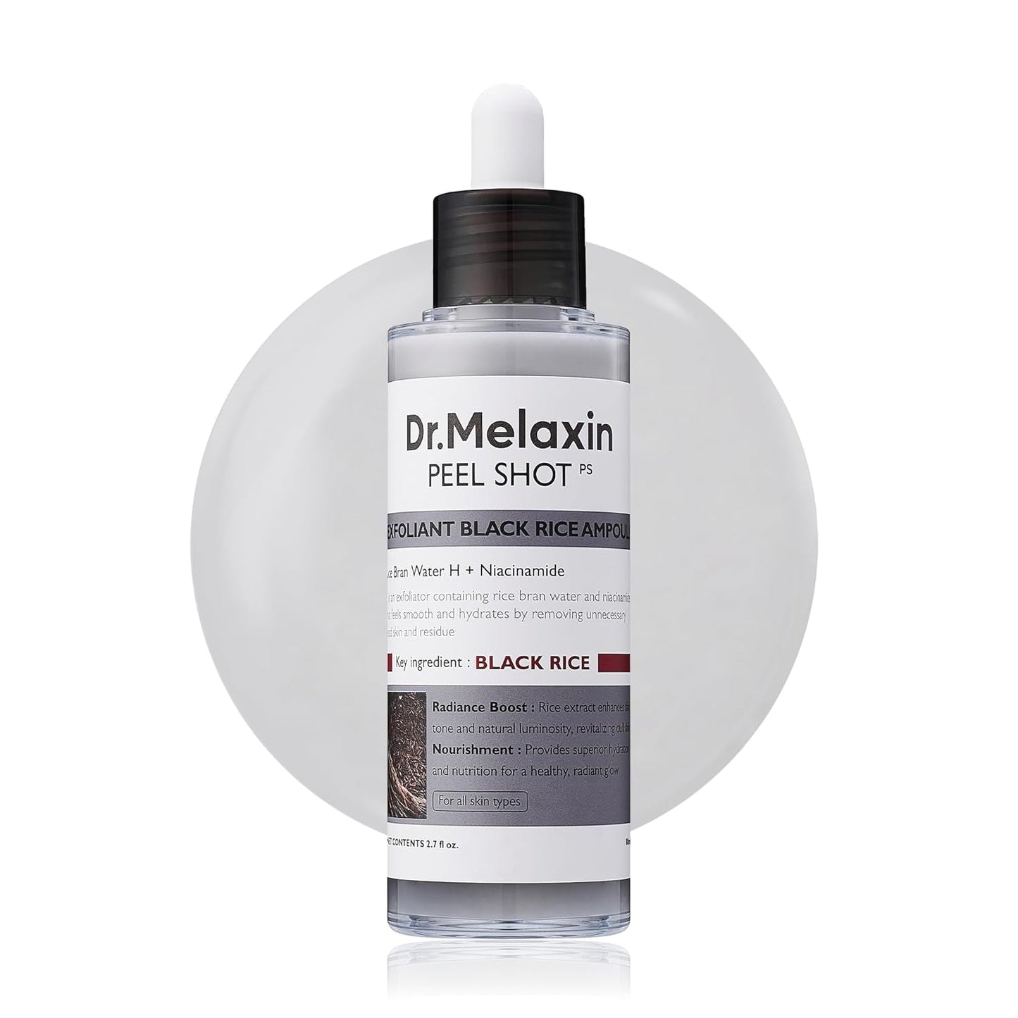Natural Exfoliating Face Serum with Niacinamide & Rice Extract - Mycosmeticslondon