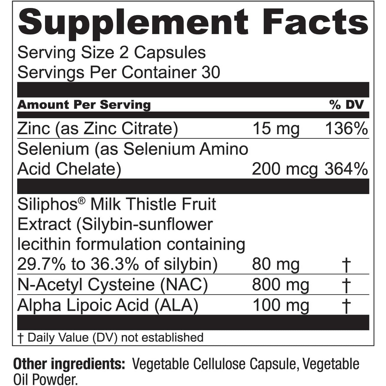 Natural Liver Cleanse Supplement 60 Capsules