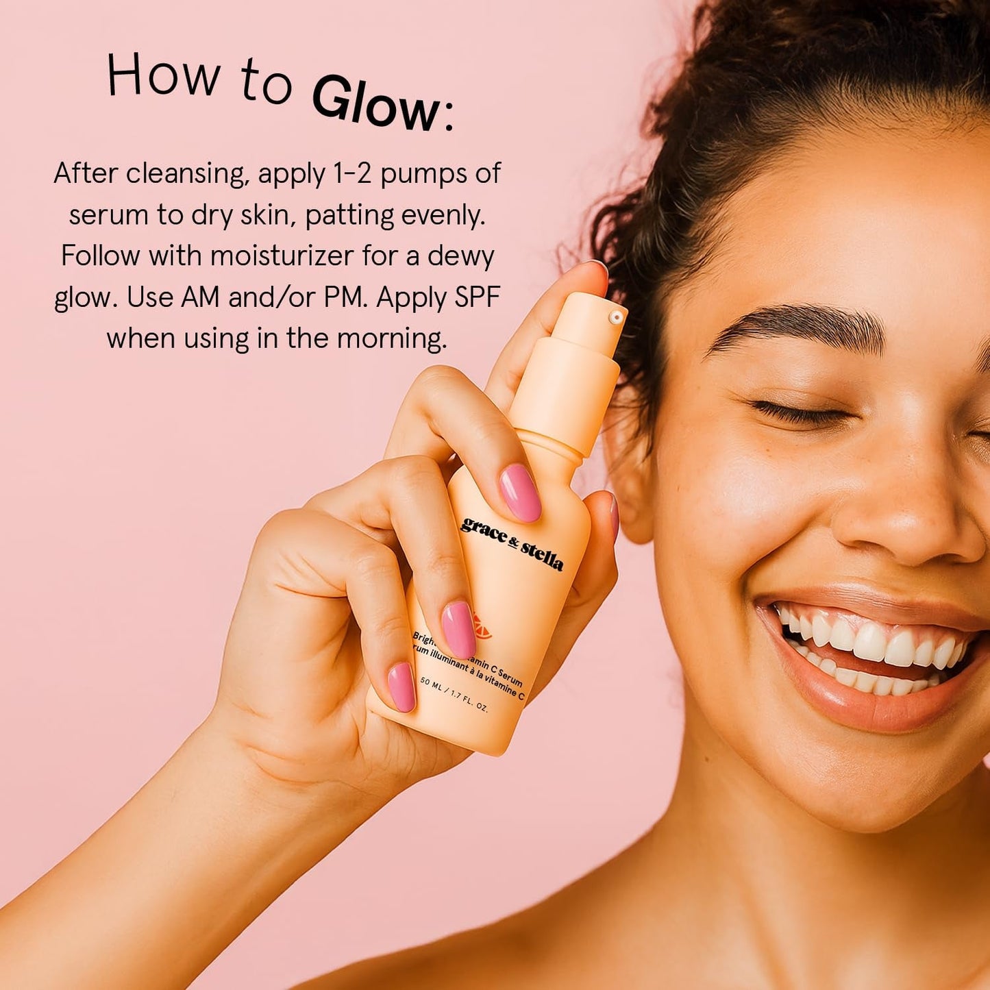 Natural Vitamin C Face Serum 50ml - Glow Even Skin Tone