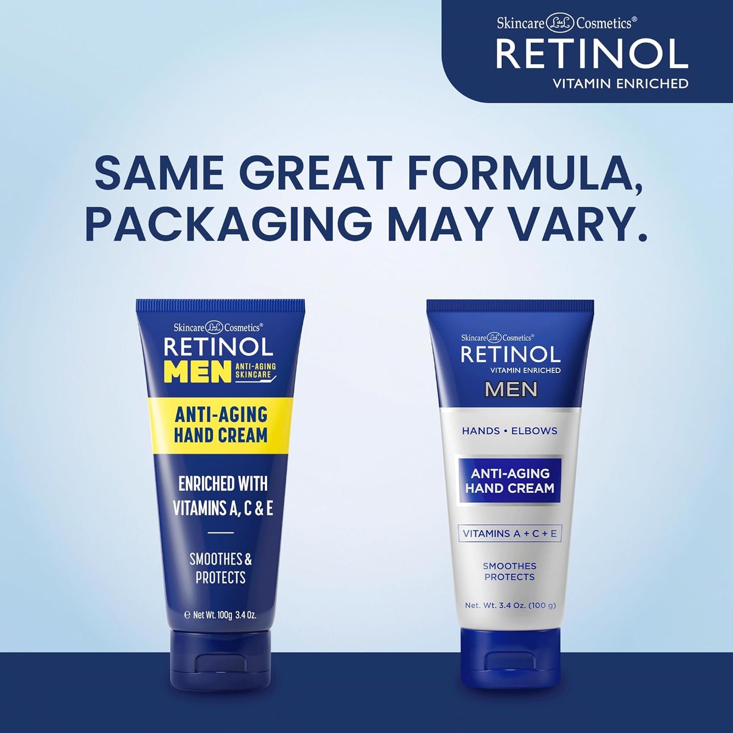 Men's Anti Aging Hand Cream with Retinol 100ml